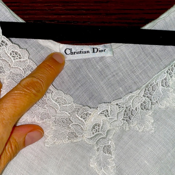 🔥Vintage Christian Dior Linen Bodysuit🔥 - Picture 3 of 4